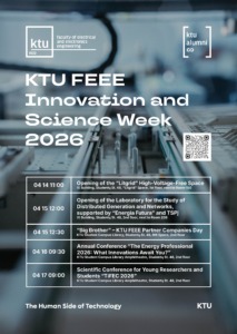 KTU FEEE Innovation and Science Week 2026